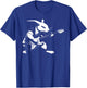 Rabbit Playing Bass Guitar Shirt Men Animal Playing Guitar T-Shirt - T-Shirt | Royal