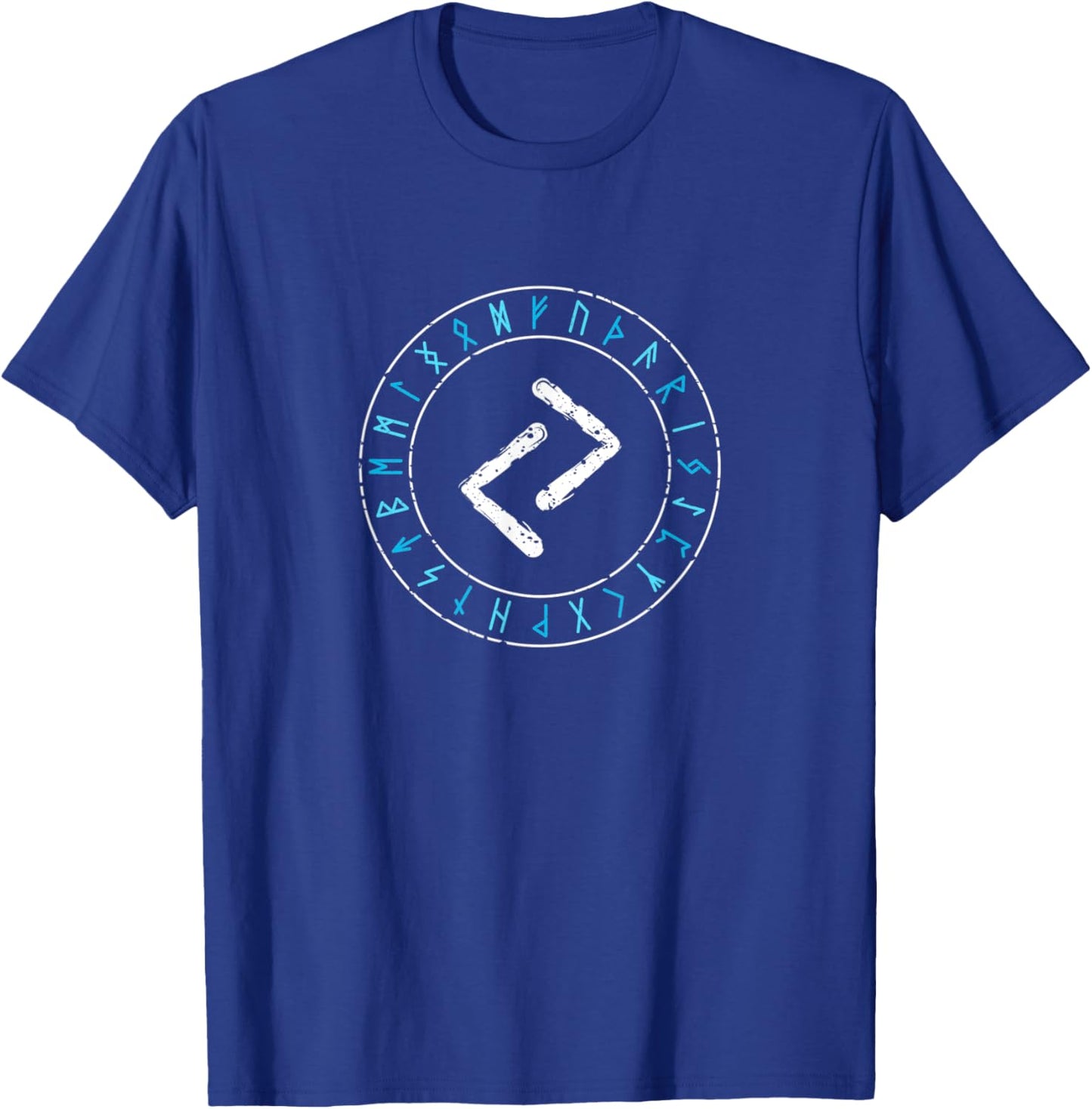 Viking Rune Jera Runic Circle Norse Mythology Celtic T-Shirt - T-Shirt | Royal