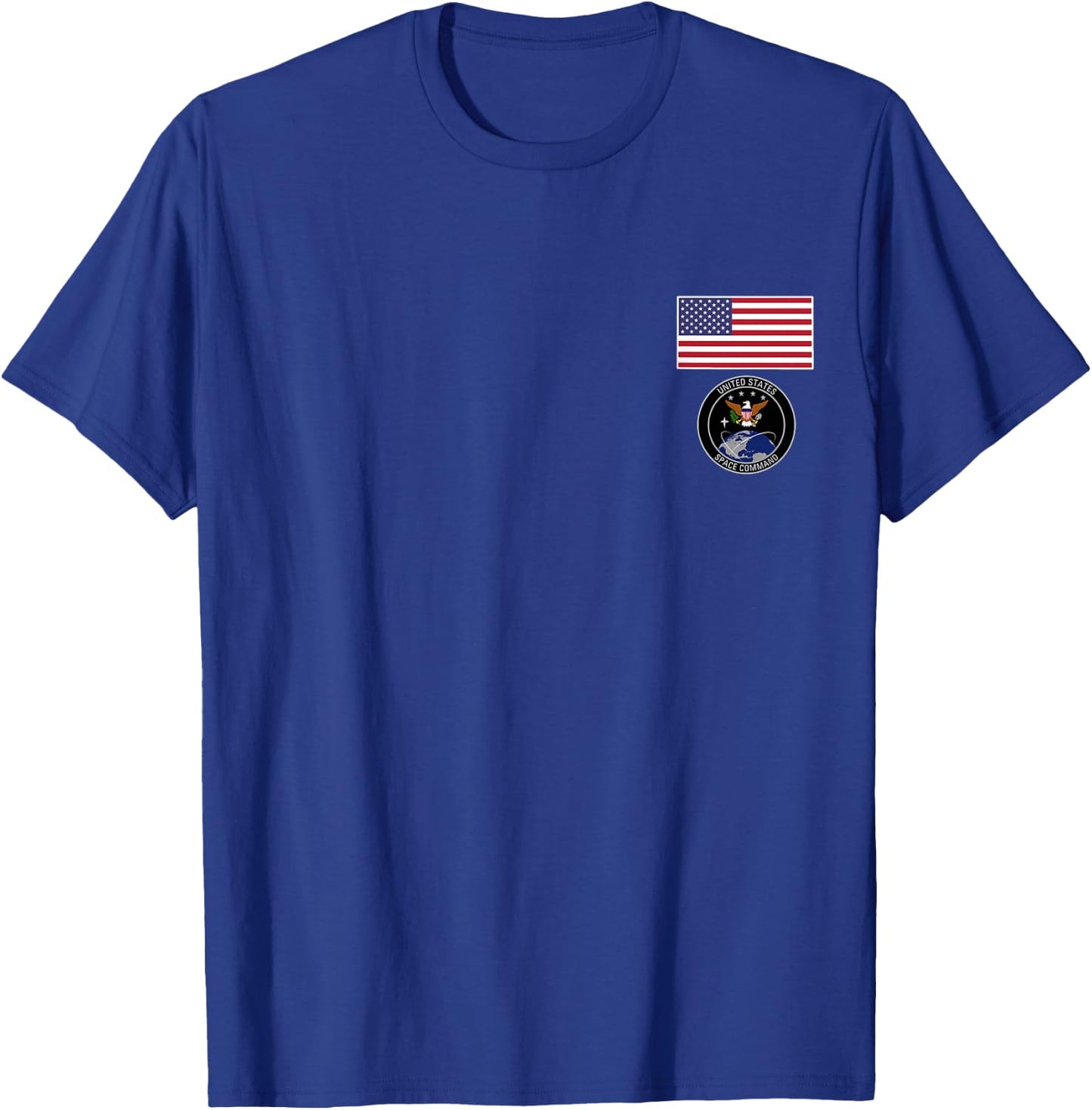 United States Space Command Logo US Army Armed Forces T-Shirt - T-Shirt | Royal