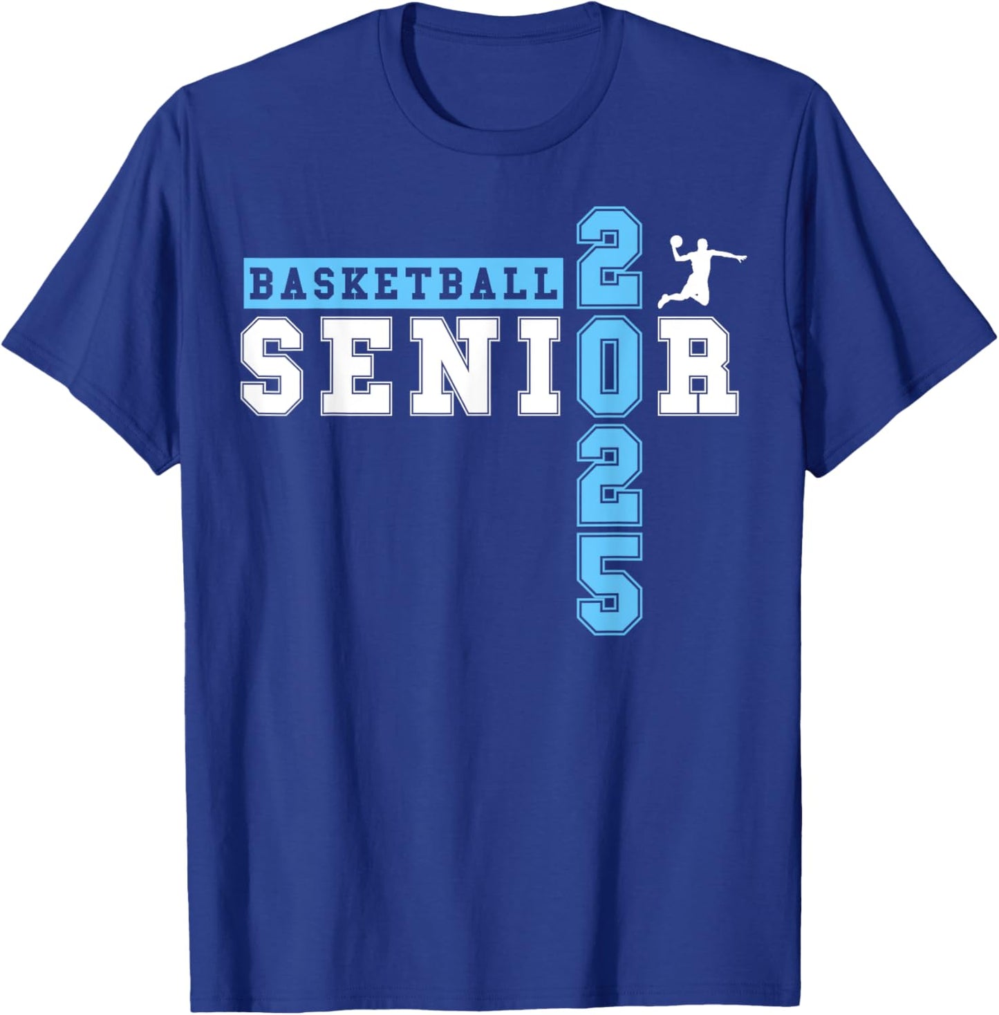 Basketball Senior Night Basketball Senior 2025 Graduation 40 T-Shirt - T-Shirt | Royal