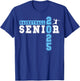 Basketball Senior Night Basketball Senior 2025 Graduation 40 T-Shirt - T-Shirt | Royal