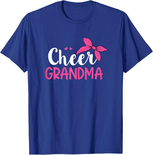 Cheerleading Design for a Cheer Grandma T-Shirt - T-Shirt | Royal