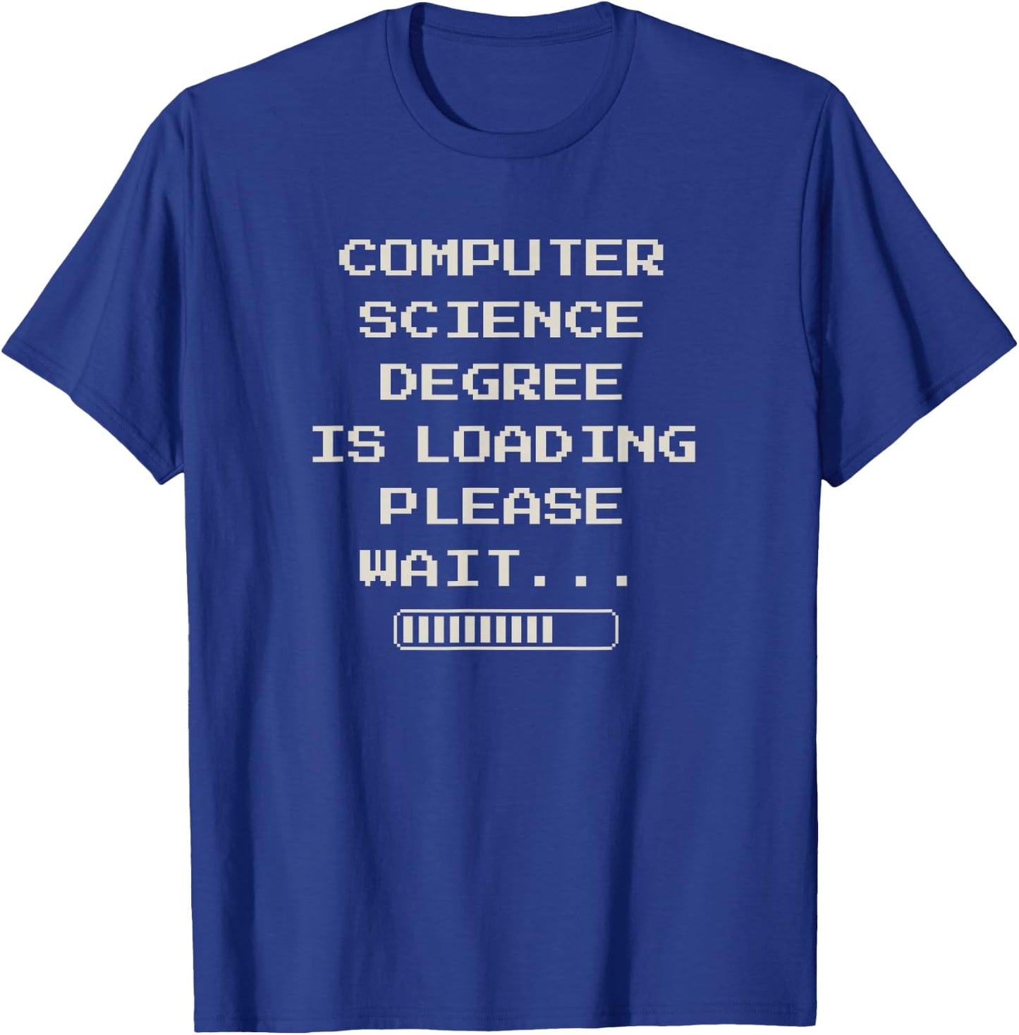 Computer Science Gifts Funny Computer Science - Black Adults - Small - Modern Casual Gaming Coding T-Shirt - T-Shirt | Royal