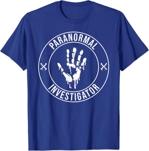 Ghost Hunting Paranormal Investigator T-Shirt - T-Shirt | Royal