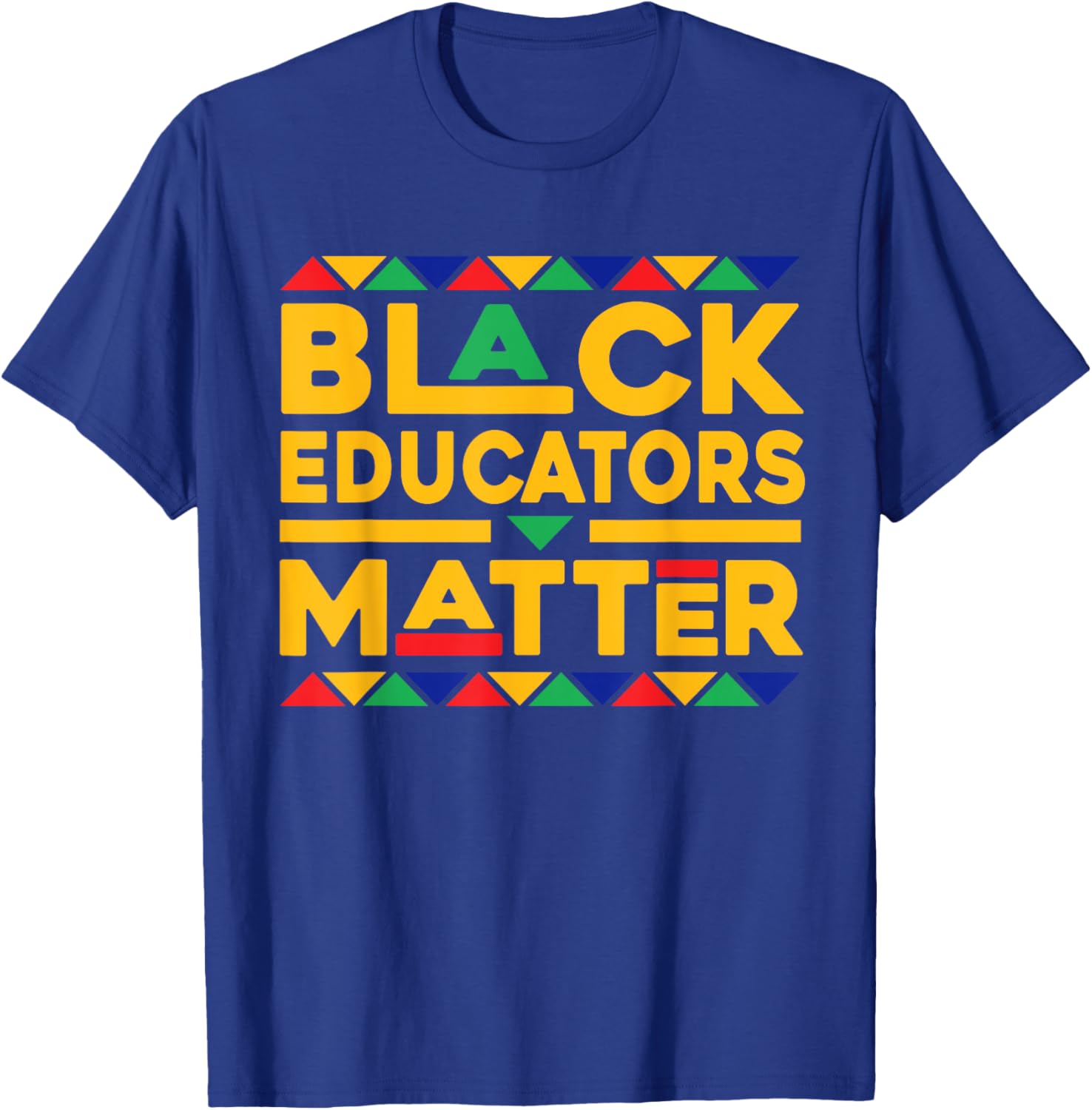 Black Educators Matter Melanin African Teacher Black History Women Kids T-Shirt - T-Shirt | Royal