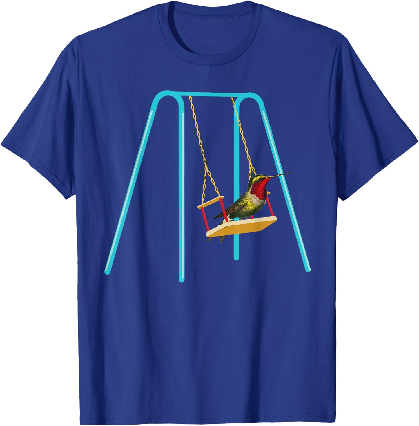 Hummingbird Swing Hummingbird Spirit Animal T-Shirt - T-Shirt | Royal