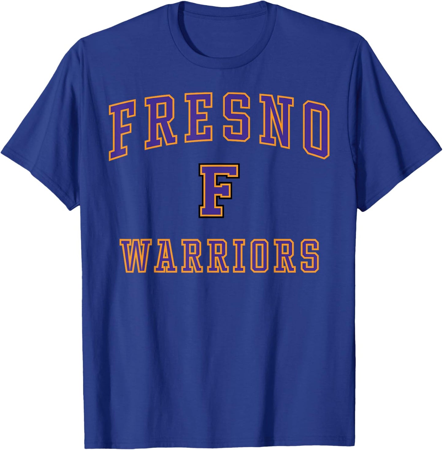 Fresno High School Warriors C1 T-Shirt - T-Shirt | Royal