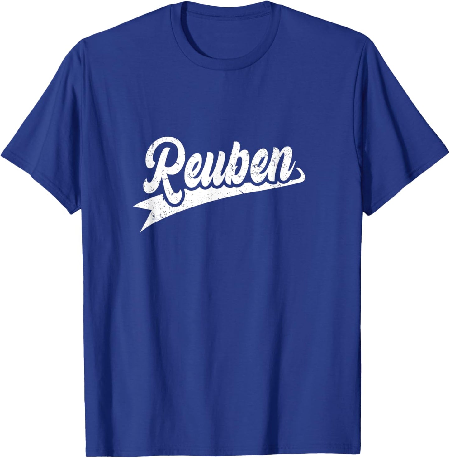 Classic 70s Retro Name Reuben T-Shirt - T-Shirt | Royal