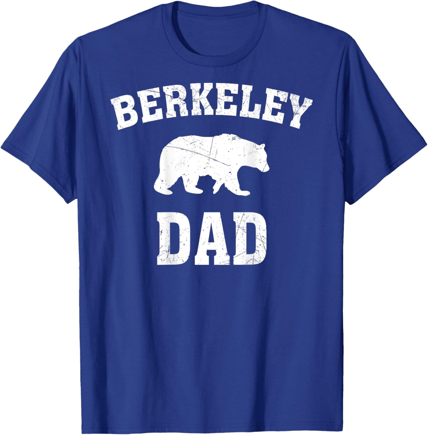 Berkeley Dad Bear Graphic Father's Day T-Shirt - T-Shirt | Royal
