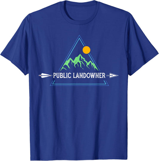 Public Land Owner Gift Conservation T-Shirt - T-Shirt | Royal