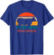 Cow Heifer Farm Owner State of Wisconsin Dairy Farmer Retro T-Shirt - T-Shirt | Royal