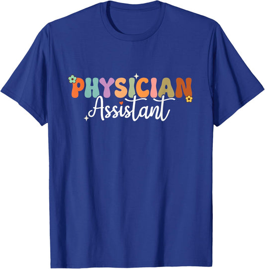Physician Assistant Groovy PA Student PA Doctor T-Shirt - T-Shirt | Royal