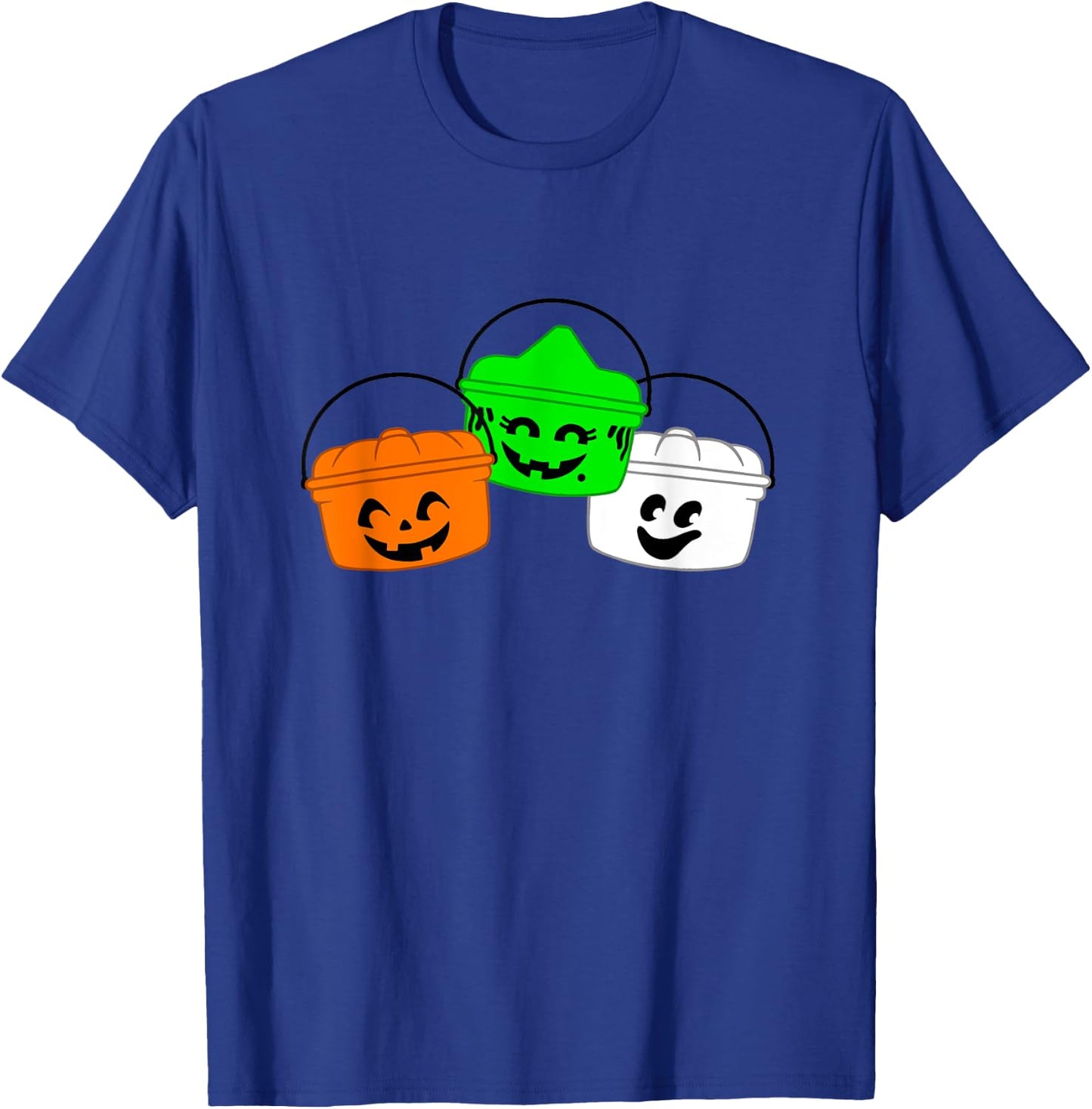 Retro Halloween Boo Buckets Trick or Treat Pails Meal T-Shirt - T-Shirt | Royal