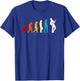 Great Banjo Evolution Gift Bluegrass Music T-Shirt - T-Shirt | Royal