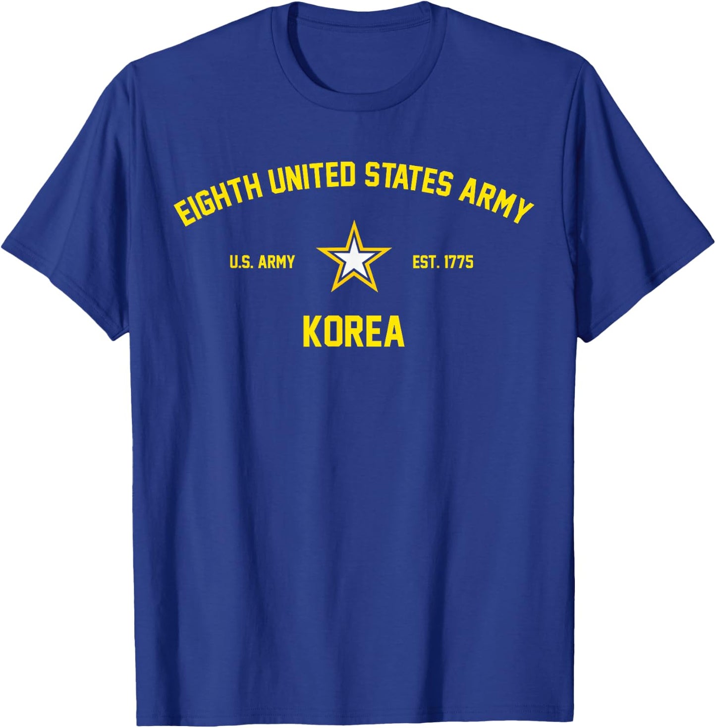 Eighth United States Army Forces Korea T-Shirt - T-Shirt | Royal