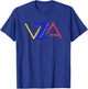 VZLA Logo 7 stars flag Venezuela T-Shirt - T-Shirt | Royal