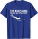 Because Golf Is For Pussies Deep Sea Spearfishing Diver Gift T-Shirt - T-Shirt | Royal
