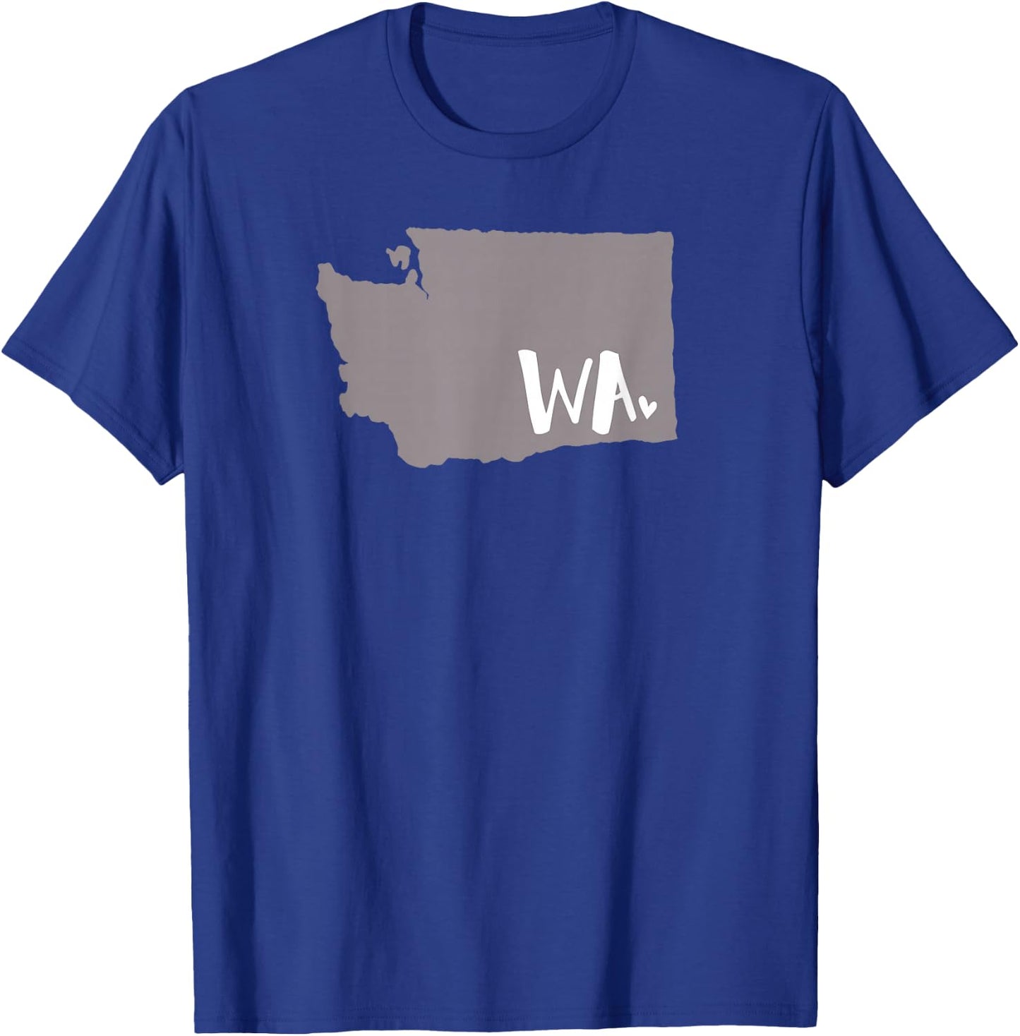 Cute Washington State Outline Gift - from WA T-Shirt - T-Shirt | Royal