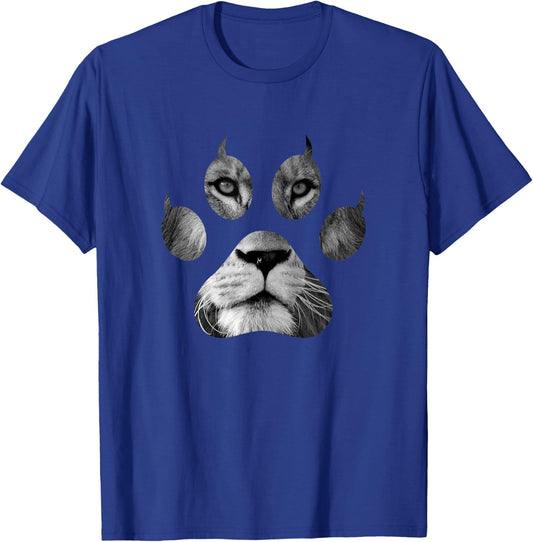 Lion Paw Shirt Lion Lover Shirts Animal Shirts Lion Gift T-Shirt - T-Shirt | Royal