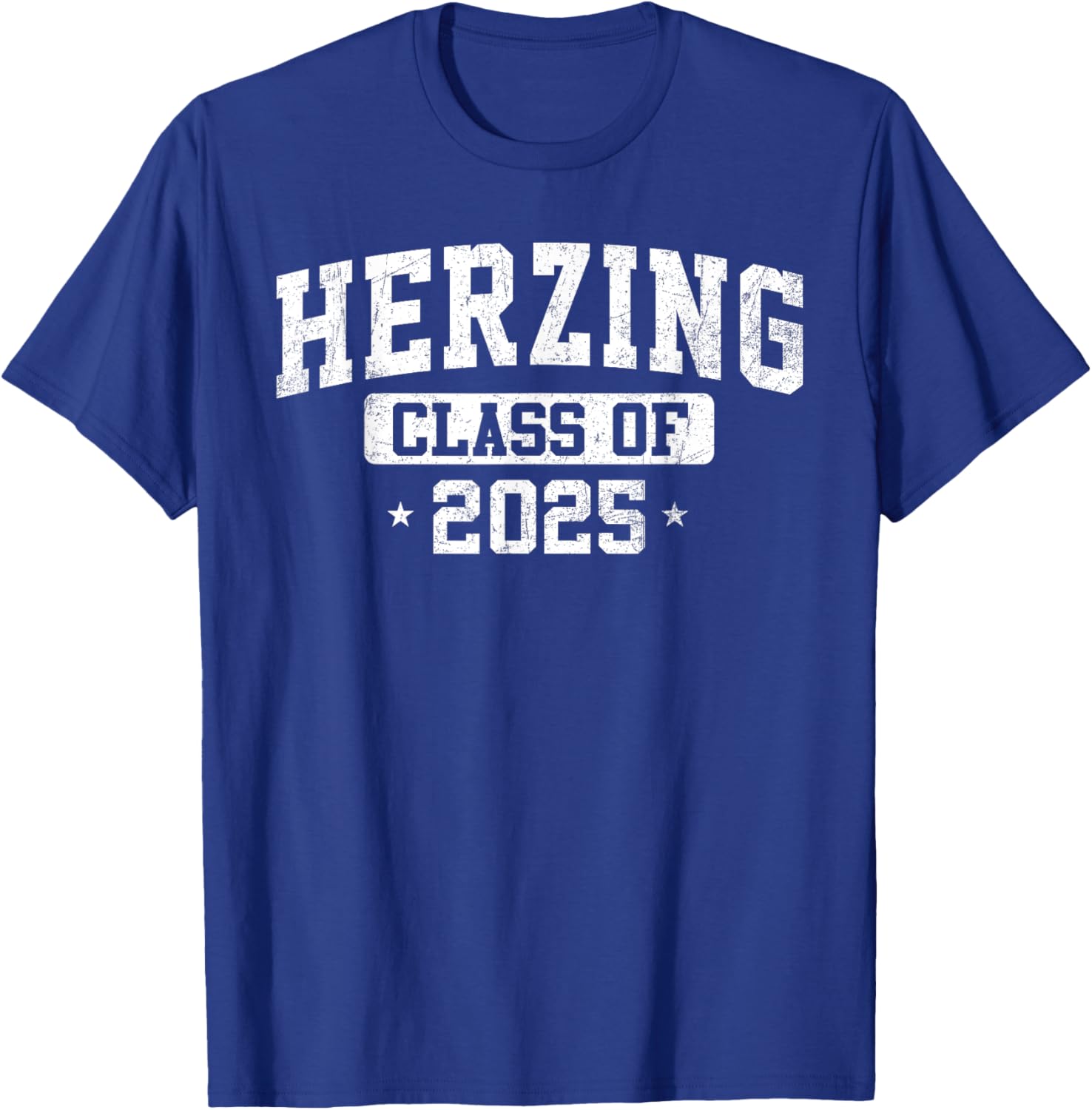 Herzing University Class of 2025 Graduate Arch Vintage T-Shirt - T-Shirt | Royal