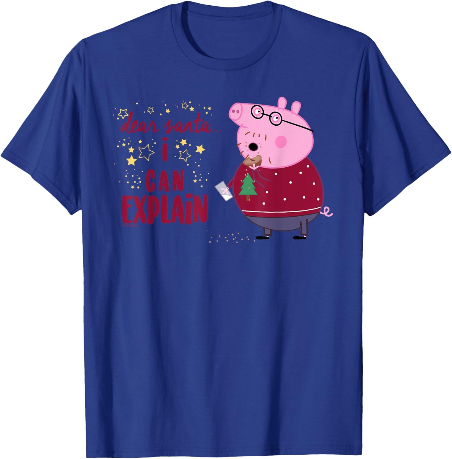 Peppa Pig - Daddy Pig Dear Santa T-Shirt - T-Shirt | Royal