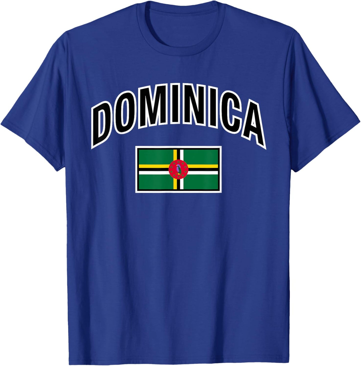 Dominica Flag Proud Dominican T-Shirt - T-Shirt | Royal