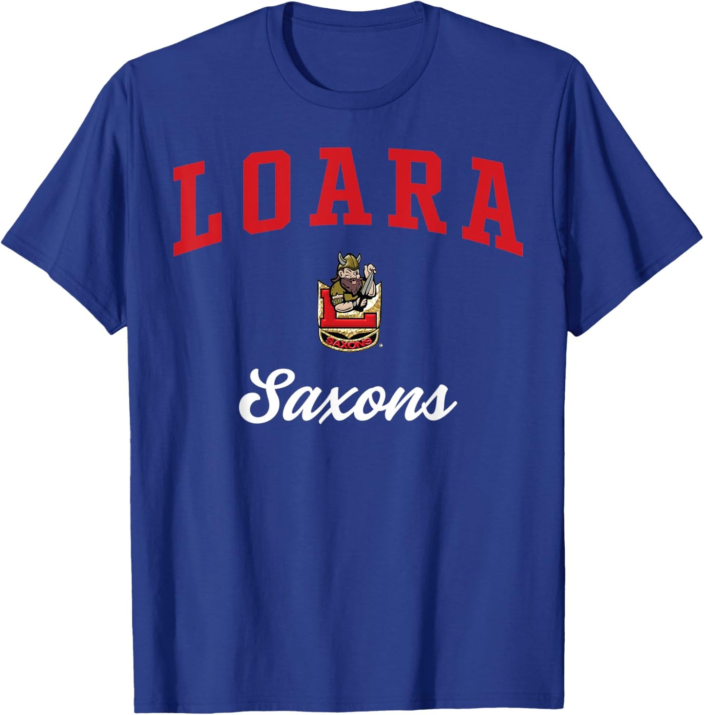 Loara High School Saxons C3 T-Shirt - T-Shirt | Royal