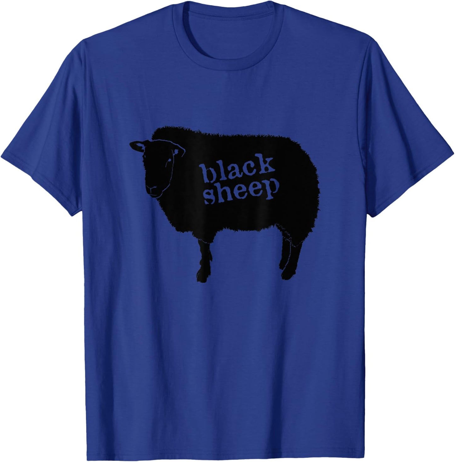 Black Sheep Misfit Outcast Rebel T-Shirt - T-Shirt | Royal