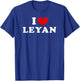 I Love Leyan, I Heart Leyan T-Shirt - T-Shirt | Royal