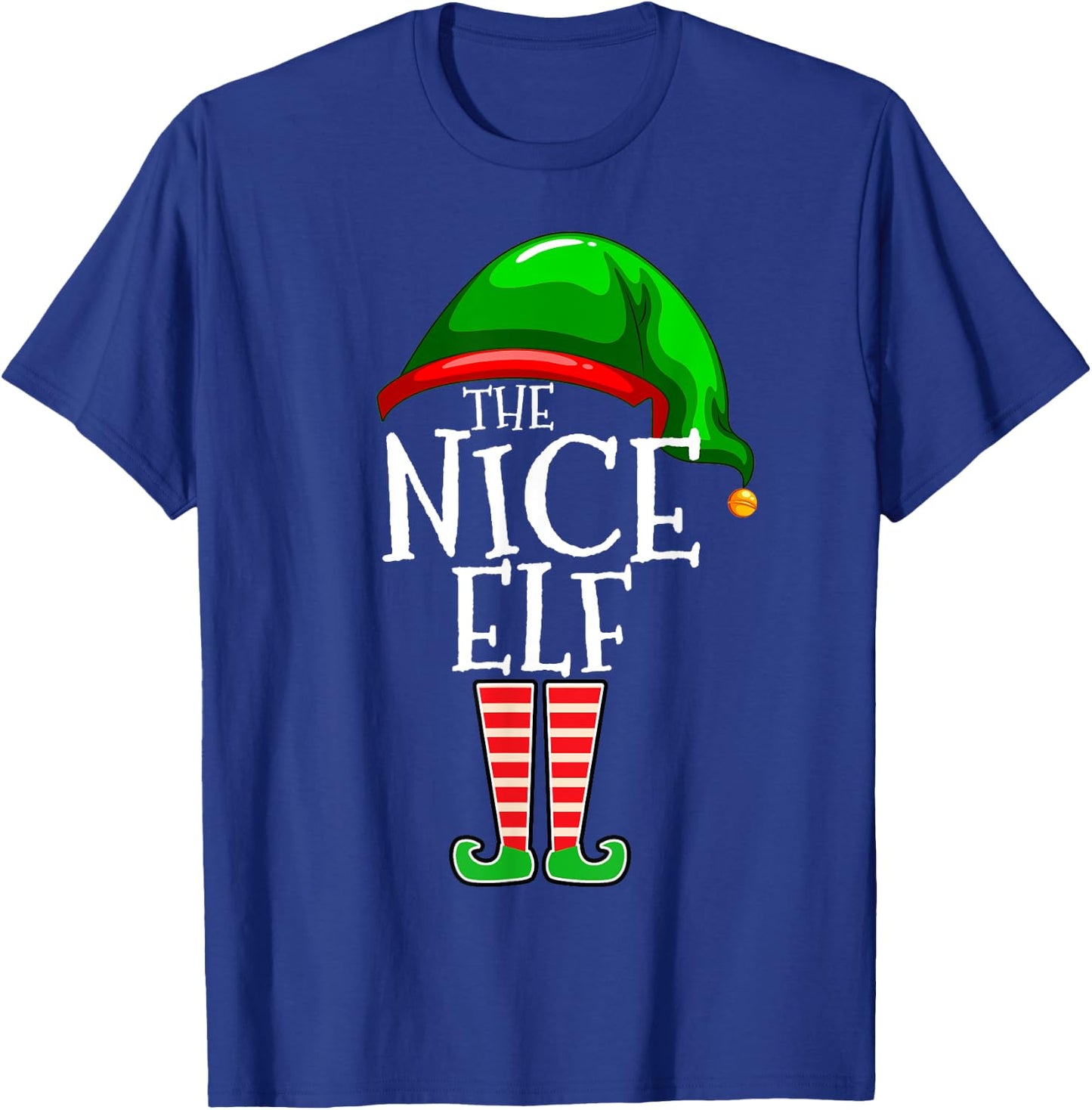 The Nice Elf Group Matching Family Christmas T-Shirt - T-Shirt | Royal