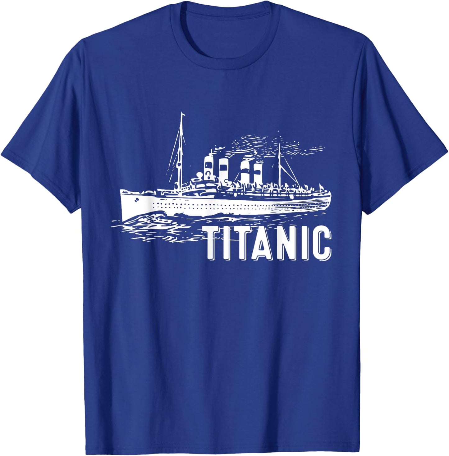 RMS Titanic Ship Perfect Gift Youth Vintage Titanic T-Shirt - T-Shirt | Royal