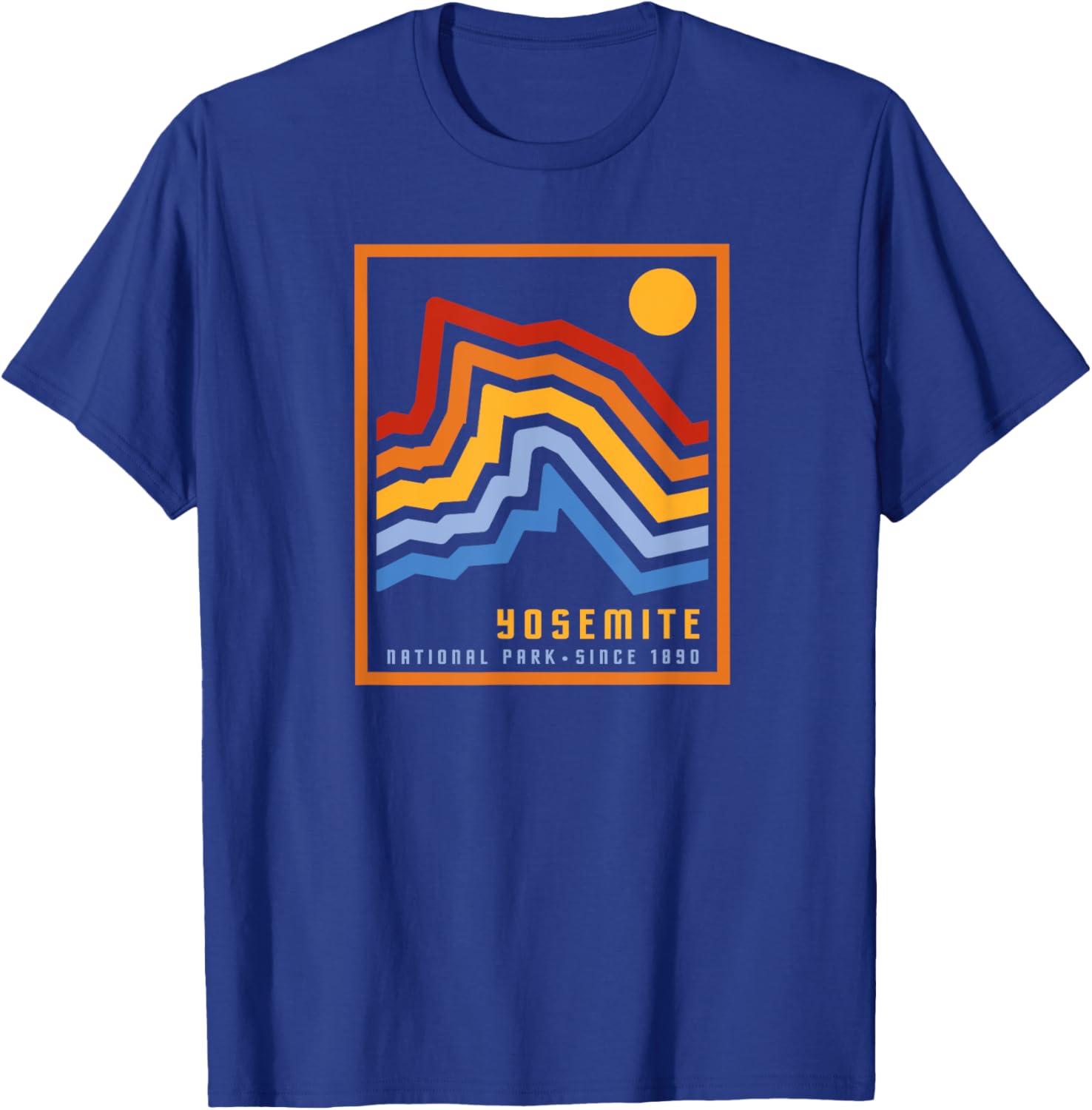 Yosemite National Park Vintage T-Shirt - T-Shirt | Royal