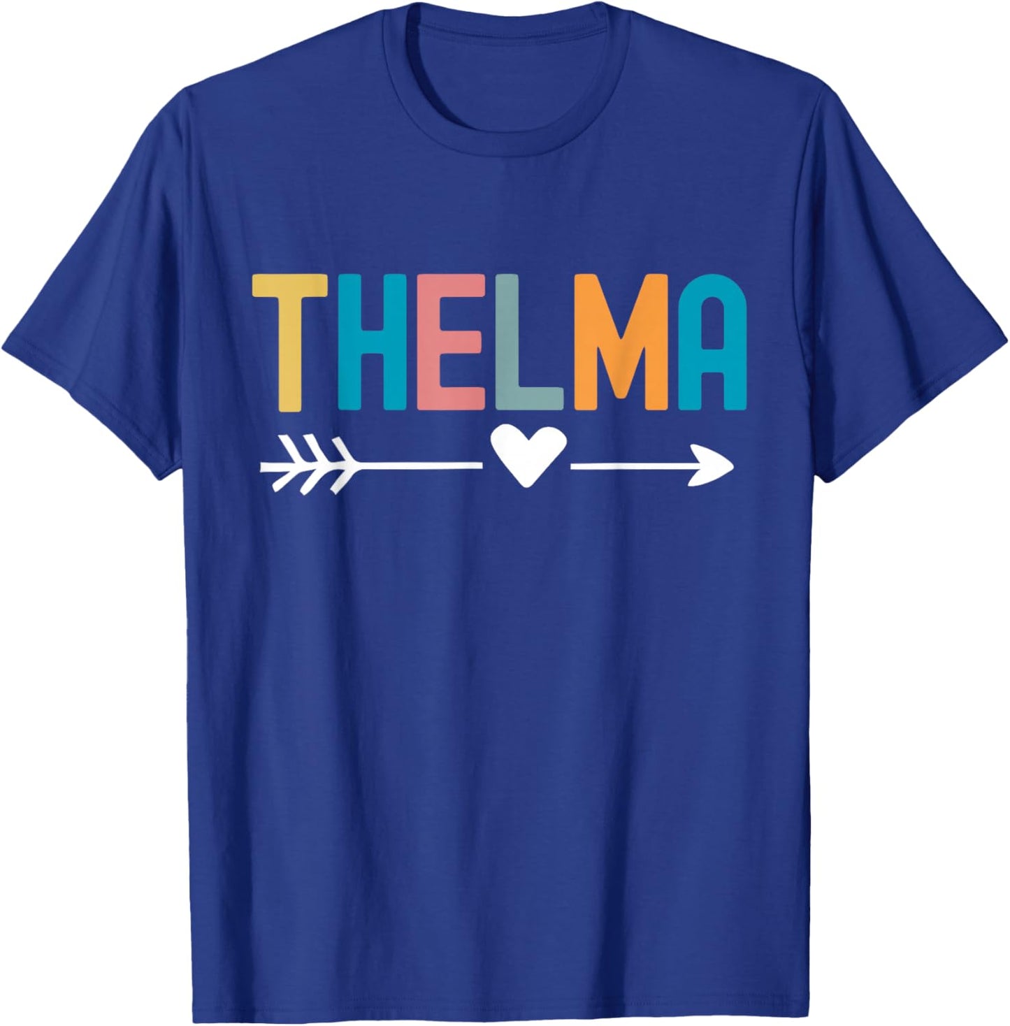 Thelma Retro Color Love Cute Matching Best Friends T-Shirt - T-Shirt | Royal