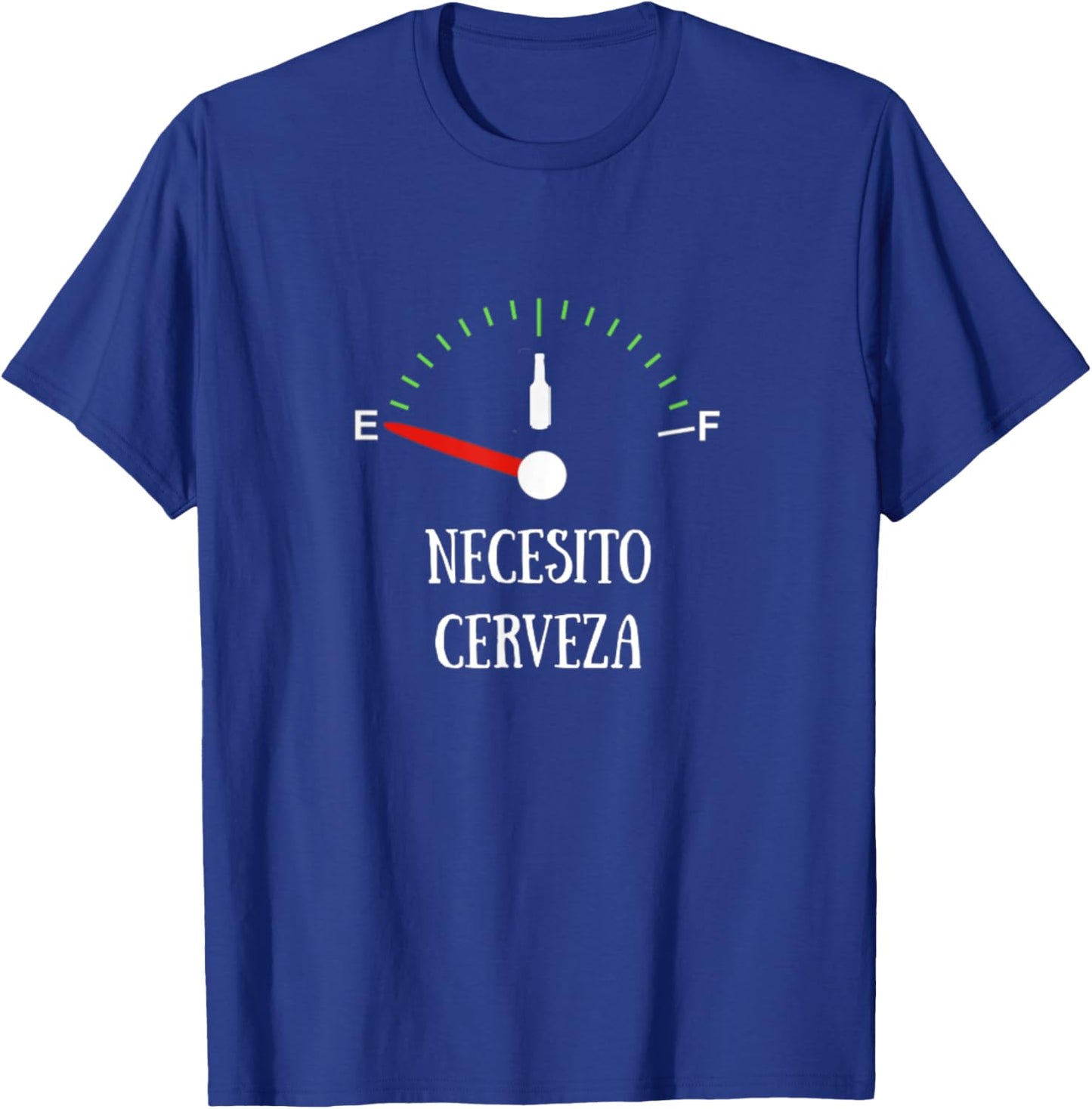 I Need Beer Necesito Cerveza Funny Beer Drinker T-Shirt - T-Shirt | Royal
