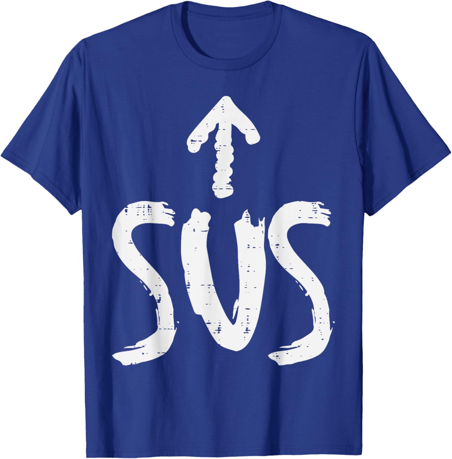 Sus Up Arrow Funny Saying Gaming Meme Suspicious Men Boy Kid T-Shirt - T-Shirt | Royal