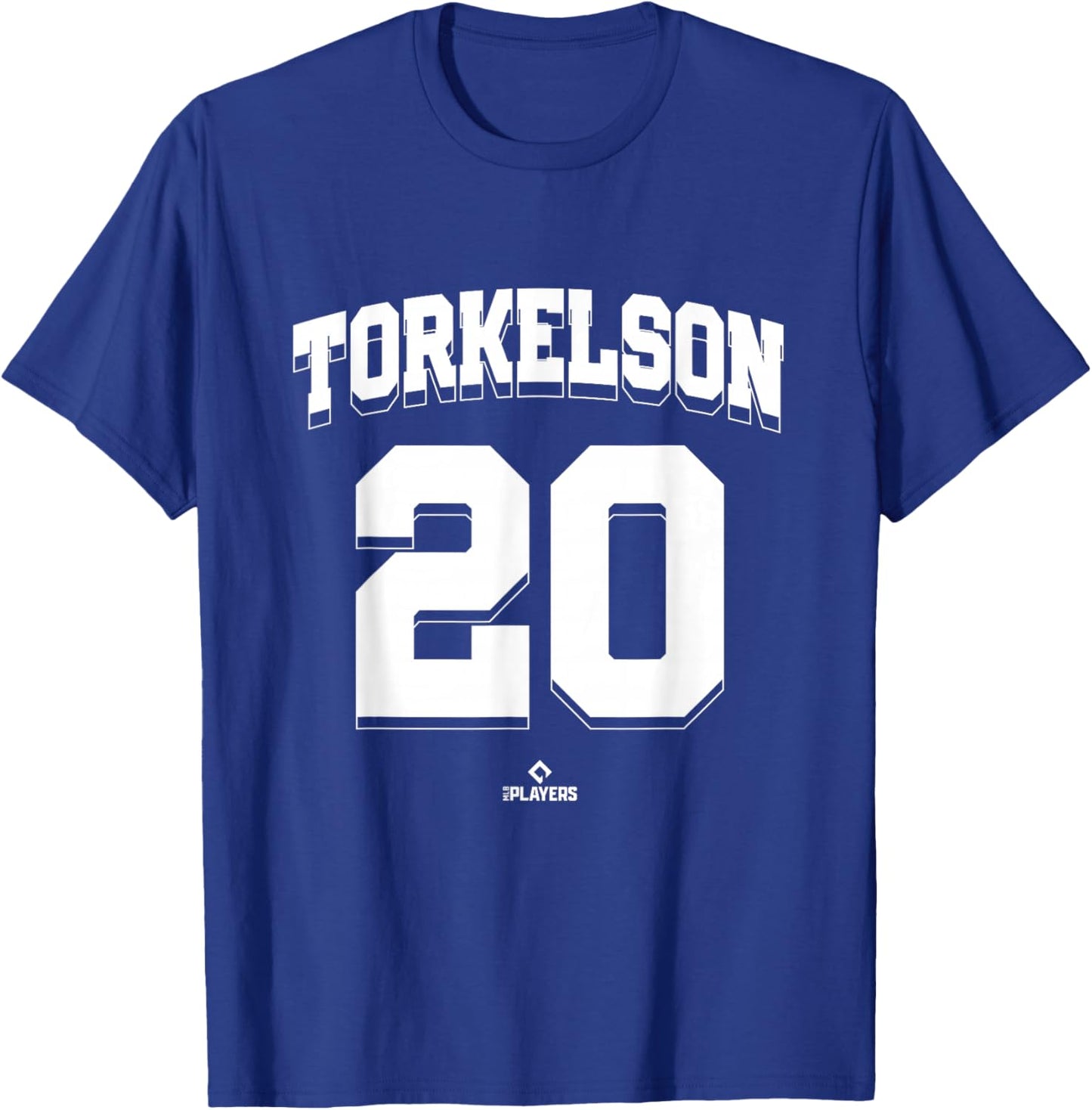 Spencer Torkelson 20 Detroit MLBPA T-Shirt - T-Shirt | Royal