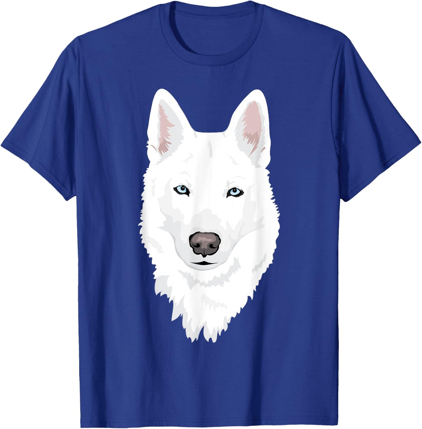 stunning white Siberian Husky - sweet white Snow dog T-Shirt - T-Shirt | Royal