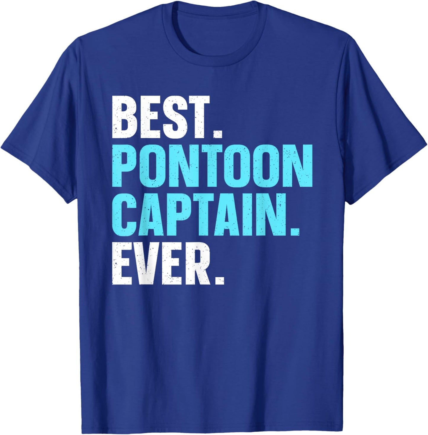 Pontoon Boat Captain Art Women Lake Pontooning Lover T-Shirt - T-Shirt | Royal