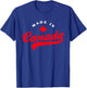 Made in Canada Patriotic Pride Vacation Travel Canadian Gift T-Shirt - T-Shirt | Royal