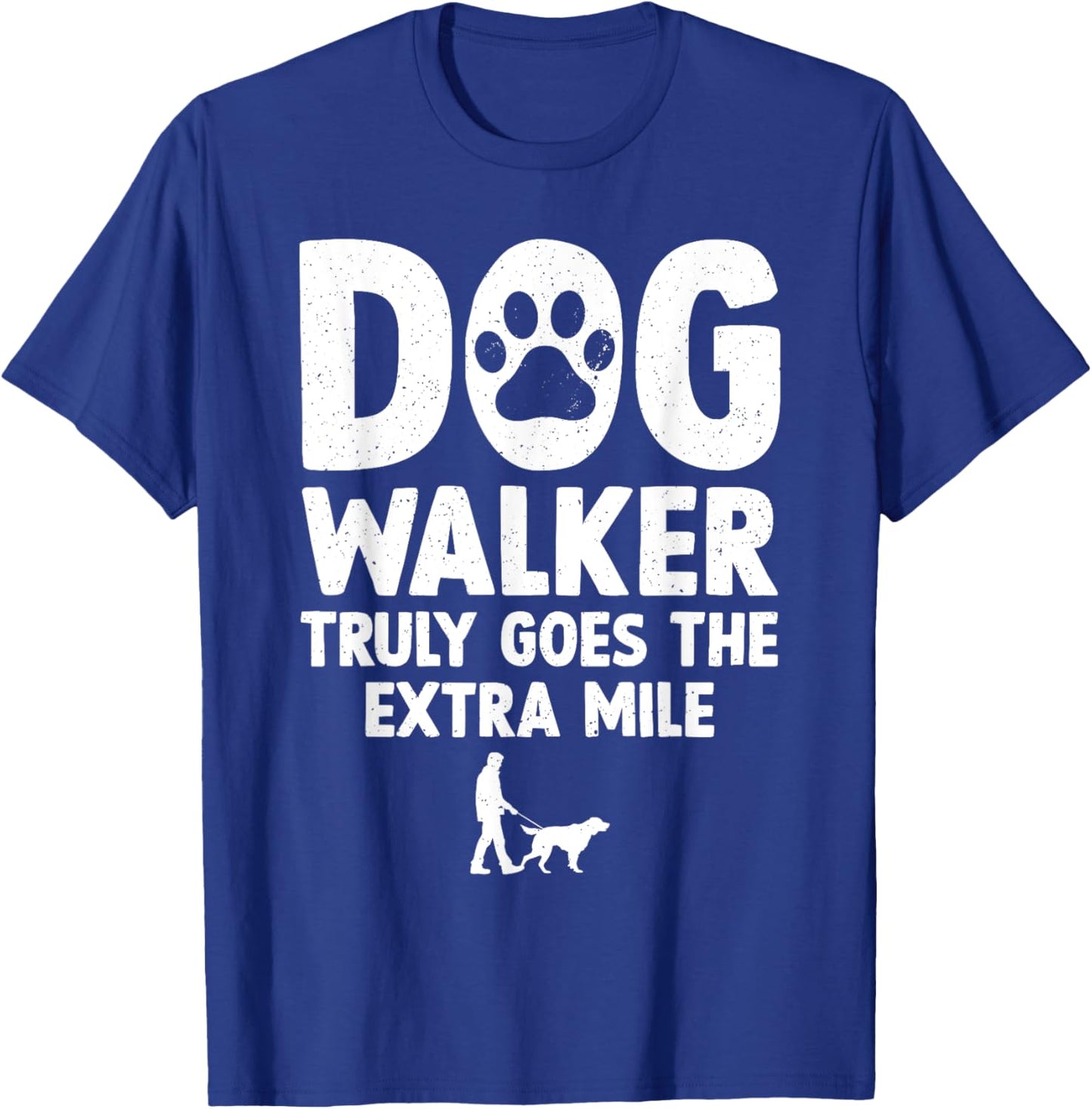 Cool Dog Walker Design Women Pet Walker Dog Walking T-Shirt - T-Shirt | Royal
