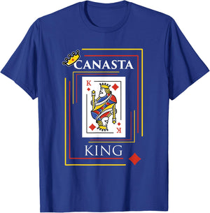 Canasta King Shirt Card Game Teams Players Canasta T-Shirt - T-Shirt | Royal