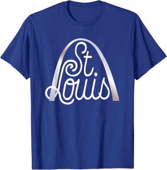 Saint Louis Missouri Souvenir Gateway Arch Traveler Present T-Shirt - T-Shirt | Royal