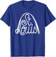 Saint Louis Missouri Souvenir Gateway Arch Traveler Present T-Shirt - T-Shirt | Royal