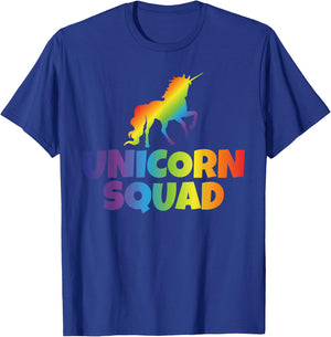 Fantasy Shirt Unicorn Squad Magical Women Kids Men Gift T-Shirt - T-Shirt | Royal