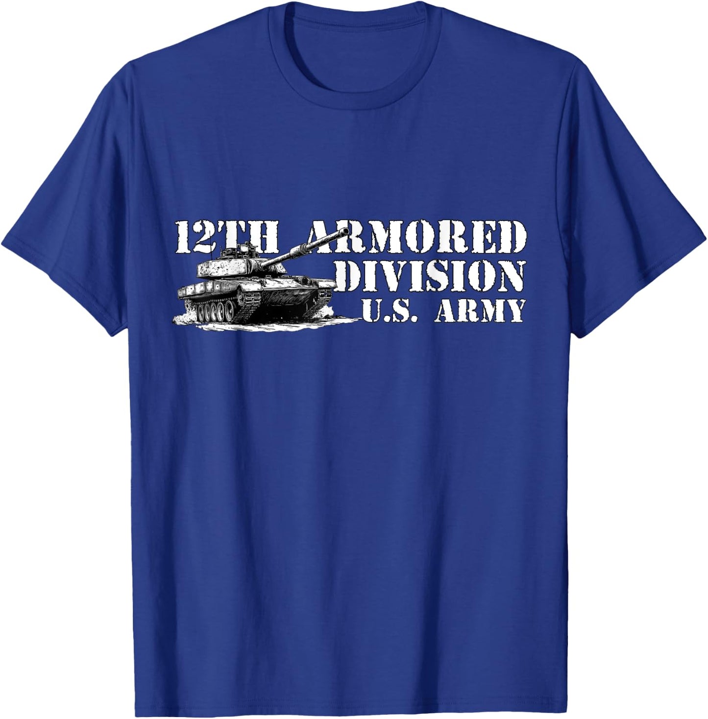 12th Armored Division Hellcat Division Retro Veterans Day Men Women Kids T-Shirt - T-Shirt | Royal