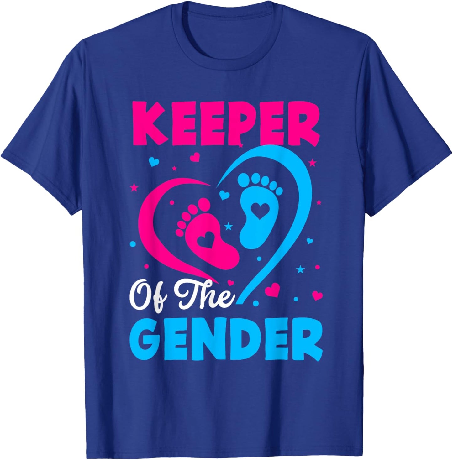 Keeper of the Gender Baby Reveal T-Shirt - T-Shirt | Royal