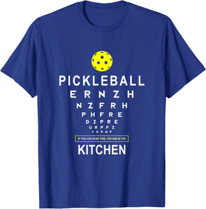 Funny Pickleball Shirt If You Can Read This Kitchen Joke T-Shirt - T-Shirt | Royal