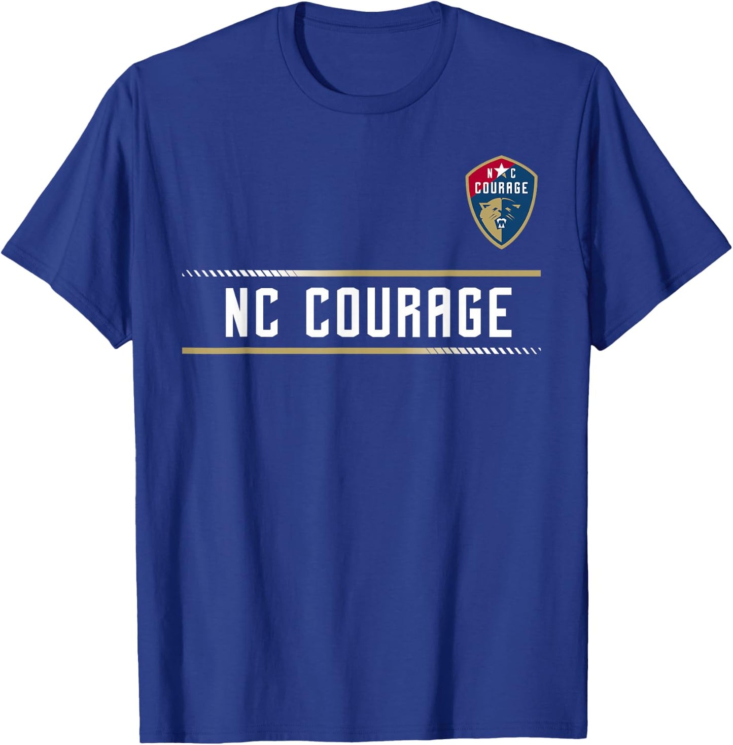 Officially Licensed North Carolina Courage NWSL Apparel T-Shirt - T-Shirt | Royal