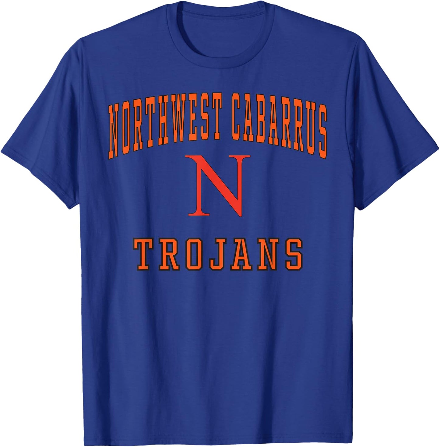Northwest Cabarrus High School Trojans C1 T-Shirt - T-Shirt | Royal