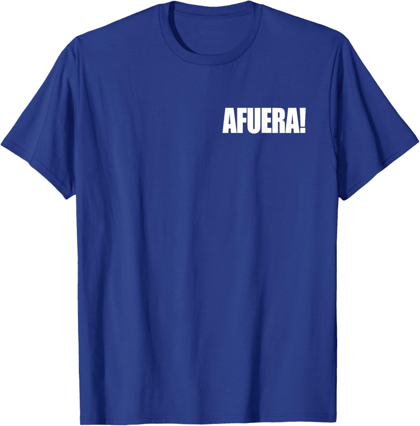 MILEI LIBERTARIAN, PRESIDENT OF THE AFUERA , Black, S T-Shirt - T-Shirt | Royal